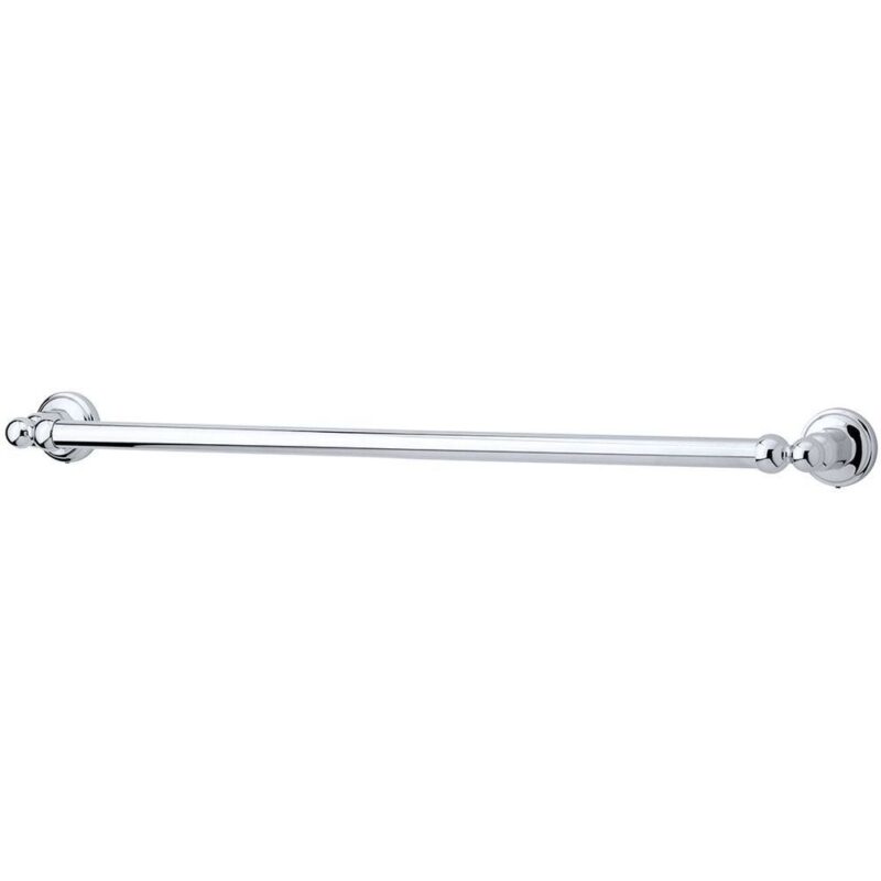 Perrin & Rowe 610mm Single Towel Rail Nickel Perrin & Rowe 610mm Single Towel Rail Nickel