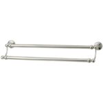 Perrin & Rowe 457mm Double Towel Rail Pewter