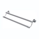 Perrin & Rowe Traditional 610mm Double Towel Rail Chrome