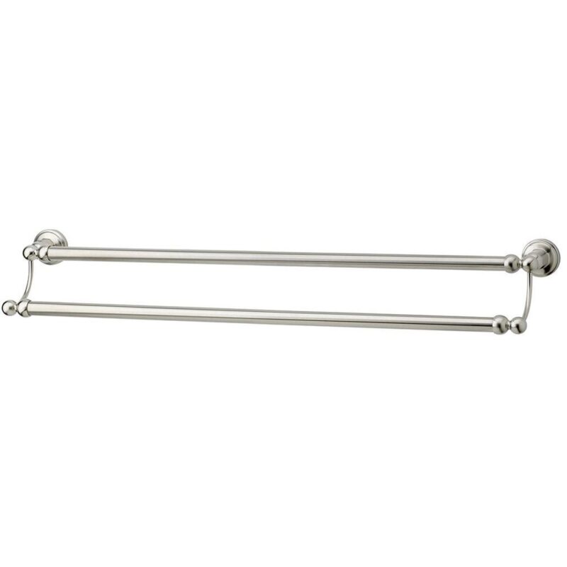 Perrin & Rowe 610mm Double Towel Rail Chrome