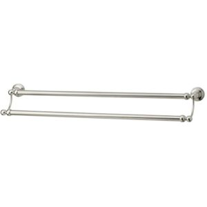 Perrin & Rowe 610mm Double Towel Rail Pewter
