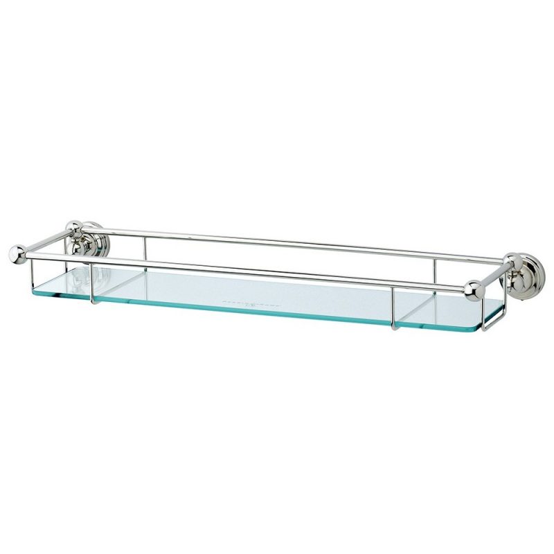 Perrin & Rowe 20" Glass Shelf Chrome