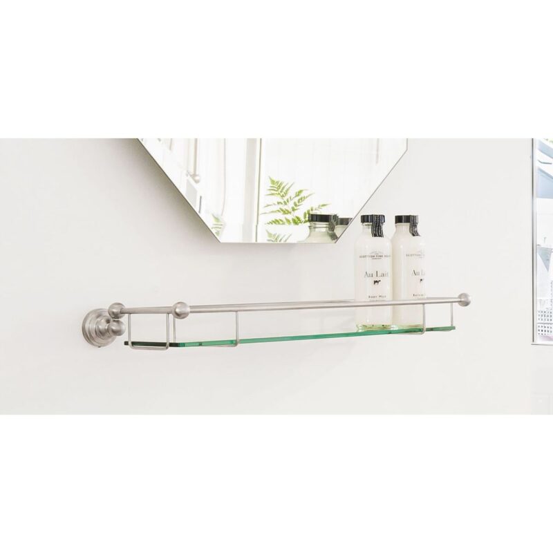 Perrin & Rowe 20" Glass Shelf Chrome