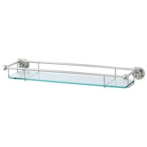 Perrin & Rowe 20" Glass Shelf Gold