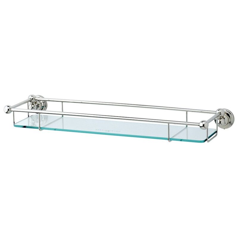 Perrin & Rowe 20" Glass Shelf Gold Perrin & Rowe 20" Glass Shelf Gold