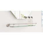 Perrin & Rowe 20" Glass Shelf Gold
