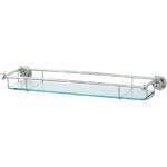 Perrin & Rowe 20" Glass Shelf Pewter