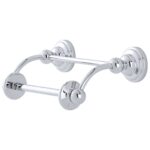 Perrin & Rowe Pivot Bar Toilet Roll Holder Gold