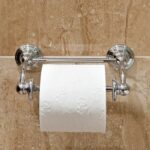 Perrin & Rowe Pivot Bar Toilet Roll Holder Gold
