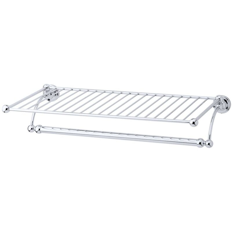 Perrin & Rowe 20" Towel Rack Pewter