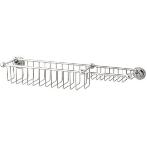 Perrin & Rowe 20" Bottle Basket & Soap Tray Nickel