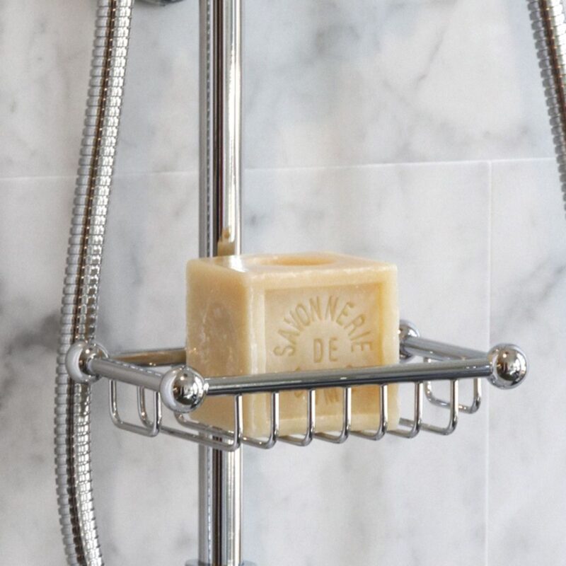 Perrin & Rowe Sliding Rail Soap Basket Chrome