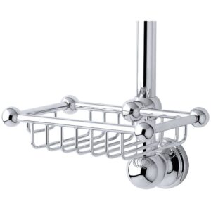 Perrin & Rowe Sliding Rail Soap Basket Gold