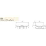 Perrin & Rowe Sliding Rail Soap Basket Pewter