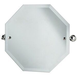 Perrin & Rowe Octagonal Mirror 500mm x 500mm Pewter