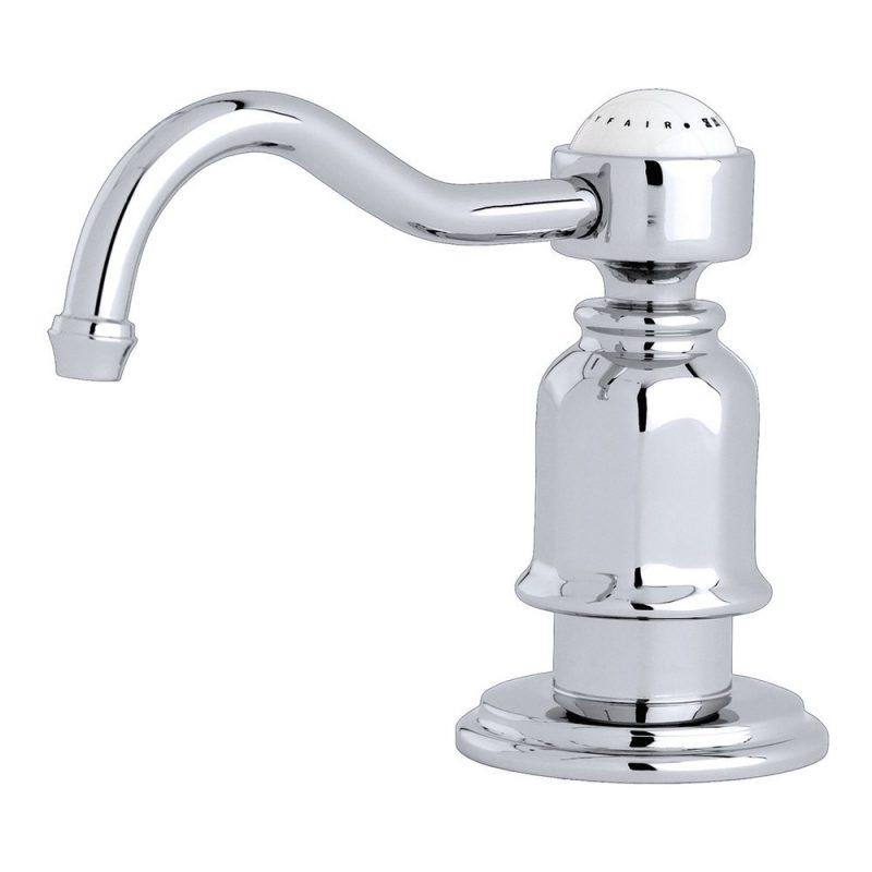 Perrin & Rowe Deck Mounted Soap Dispenser Pewter