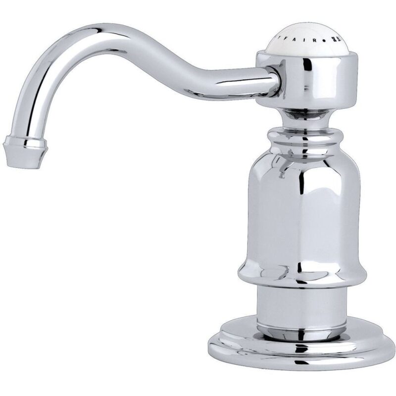 Perrin & Rowe Deck Mounted Soap Dispenser Pewter Perrin & Rowe Deck Mounted Soap Dispenser Pewter