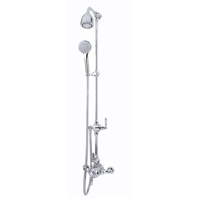 Perrin & Rowe Contemporary Shower Set A Two Pewter Perrin & Rowe Contemporary Shower Set A Two Pewter