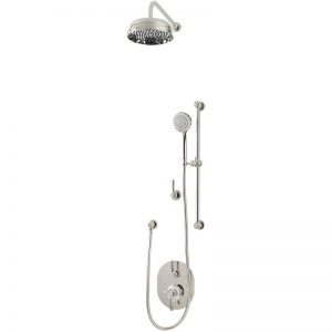 Perrin & Rowe Contemporary Shower Set B One Pewter
