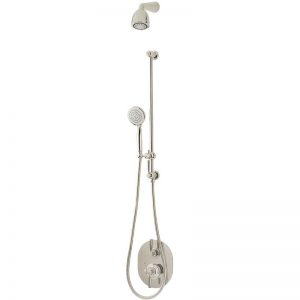 Perrin & Rowe Contemporary Shower Set B Two Pewter