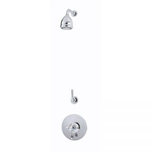 Perrin & Rowe Contemporary Shower Set C Two Pewter