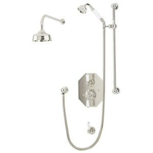 Perrin & Rowe Traditional Shower Set 2 with 5" Rose