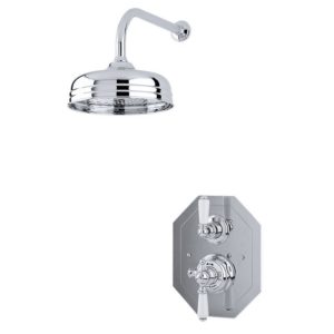 Perrin & Rowe Traditional Shower Set 3 with 12" Rose