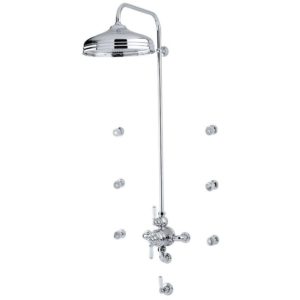 Perrin & Rowe Traditional Shower Set 4 with 12" Rose