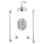 Perrin & Rowe Traditional Shower Set 5 with 12" Rose