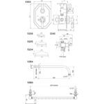 Perrin & Rowe Traditional Shower Set 5 with 12" Rose