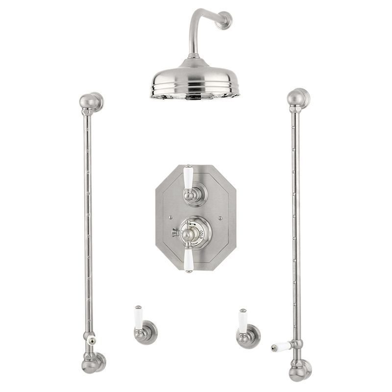 Perrin & Rowe Traditional Shower Set 5 with 5" Rose
