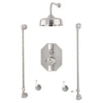 Perrin & Rowe Traditional Shower Set 5 Chrome