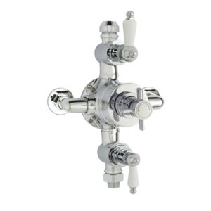 Nuie Edwardian Triple Thermostatic Shower Valve