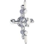 Nuie Victorian Triple Thermostatic Shower Valve