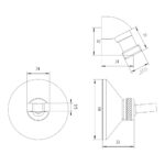 Nuie Wall Bracket & Elbow