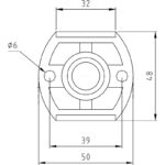 Nuie Fast-Fit Bracket for Bar Thermostats