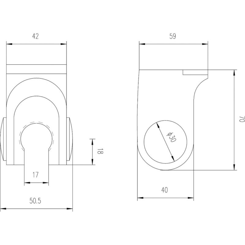 Nuie Adjustable Wall Bracket