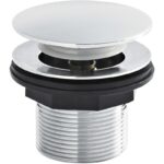Nuie Push Button Bath Waste No Overflow