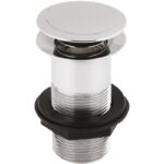 Nuie Push Button Basin Waste Unslotted