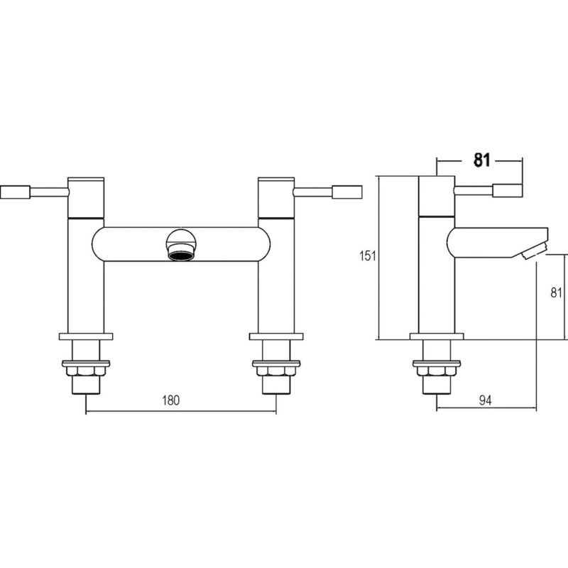 Nuie Series Two Bath Filler