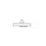 Nuie Square Minimalist Fixed Shower Head
