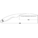 Nuie Round Easy-Clean Handset