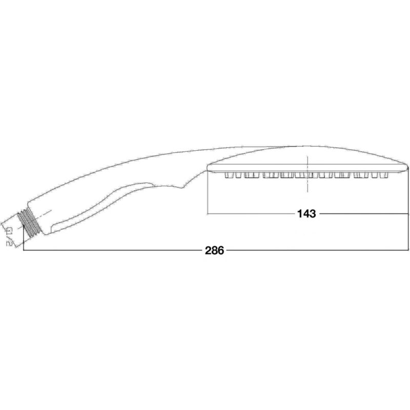 Nuie Round Easy-Clean Handset