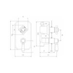Nuie Victorian Twin Thermostatic Shower Valve