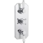 Nuie Victorian Triple Thermostatic Shower Valve