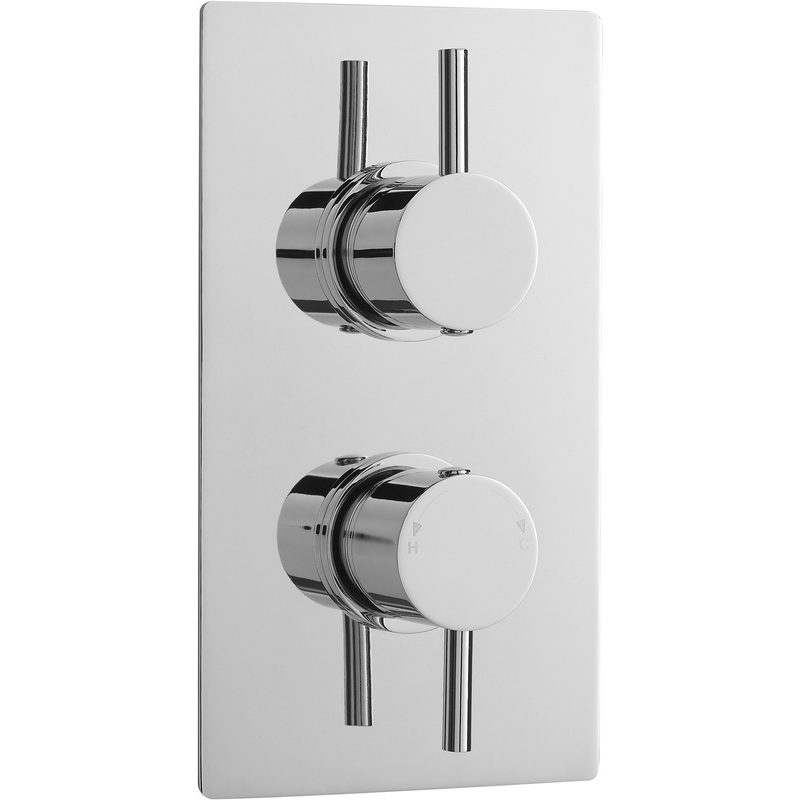 Nuie Quest Twin Themostatic Shower Valve