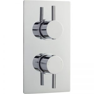 Premier Quest Twin Thermostatic Shower Valve with Diverter