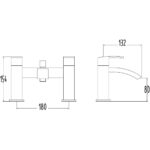 Nuie Vibe Bath Shower Mixer