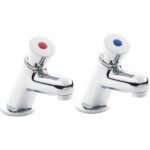Nuie Push Button Commercial Basin Taps
