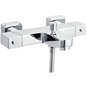 Nuie Square Thermostatic Bath Shower Mixer